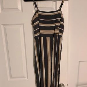 Midi pinstripe dress